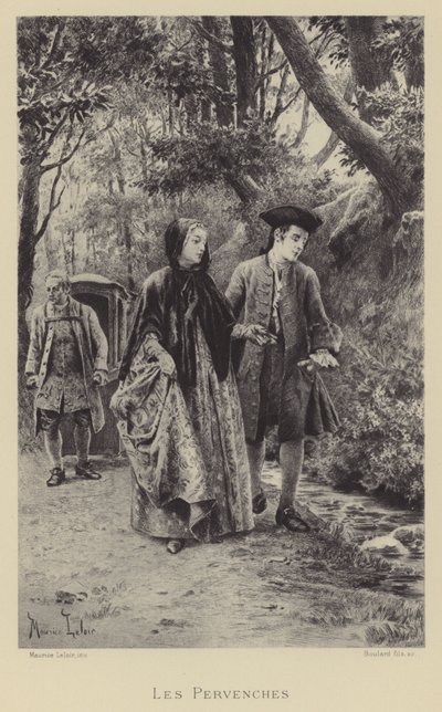 Os periwinkles (gravura) de Maurice Leloir