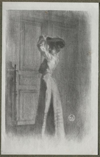 Mulher elegante, c. 1900. de Maurice Louis Henri Neumont