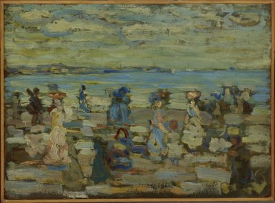 Cena da praia de Maurice Brazil Prendergast