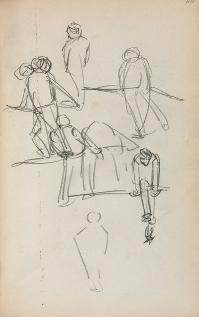 Sketchbook italiano: Figuras (página 200) de Maurice Prendergast