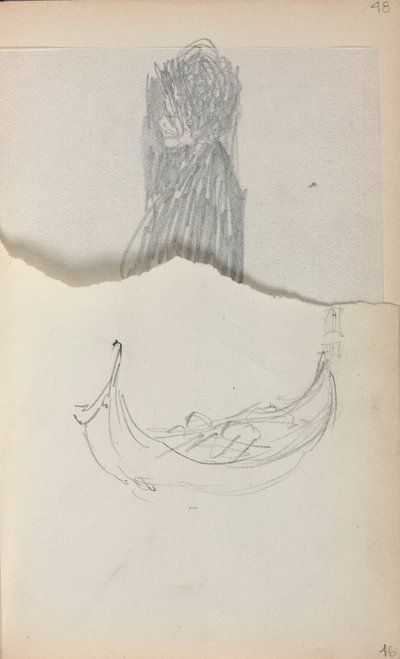 Sketchbook italiano: Gôndola (página 46) de Maurice Prendergast