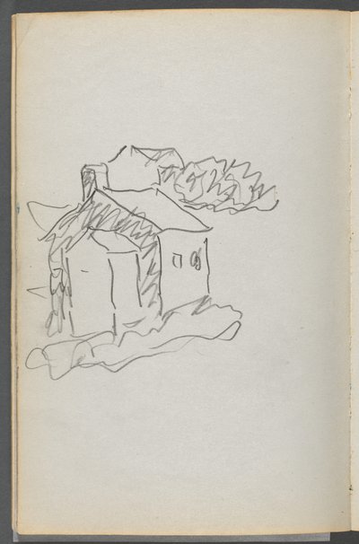 Sketchbook, The Dells, N° 127, página 046: Casa de Maurice Prendergast