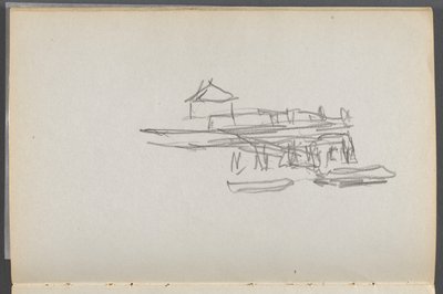 Sketchbook, The Dells, N° 127, página 060: Doca de Maurice Prendergast