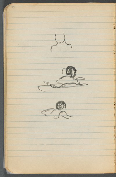 Sketchbook, página 069: Figuras de Maurice Prendergast