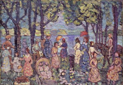 verão, Nova Inglaterra de Maurice Prendergast