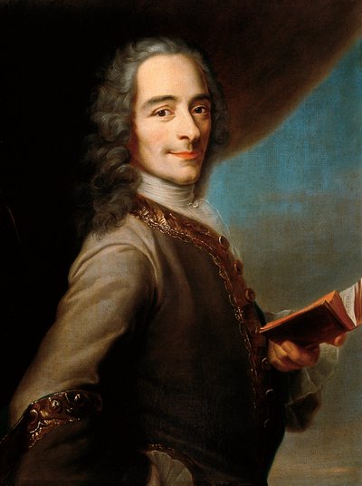 François-Marie Arouet de Voltaire, chamada Voltaire de Maurice Quentin de La Tour