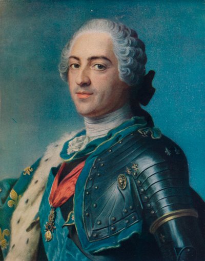 Luís XV, 1748 de Maurice Quentin de La Tour