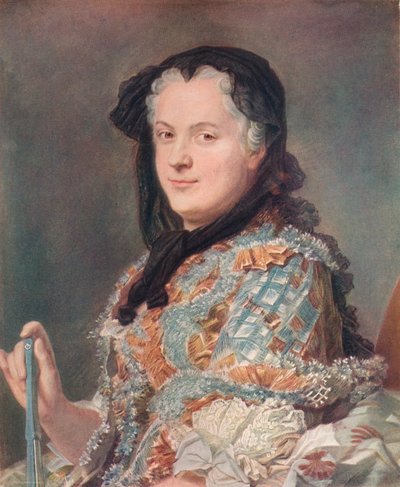 Marie Leczinska, c1748. de Maurice Quentin de La Tour