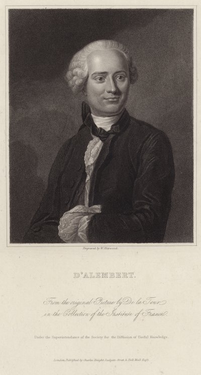 Retrato, de, john, a, redondo, de, alembert de Maurice Quentin de La Tour