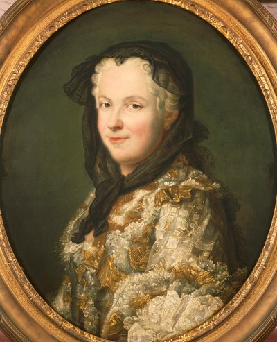 Retrato de Maria Leszczynska, óleo sobre tela de Maurice Quentin de La Tour