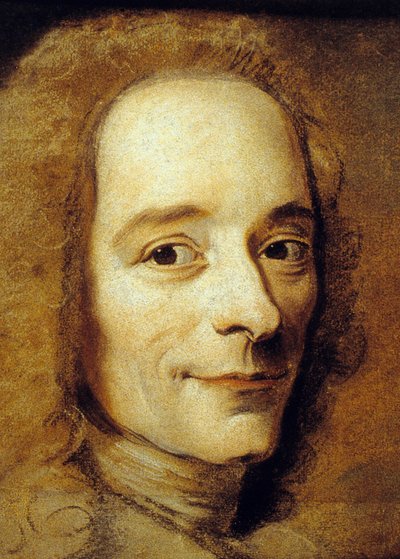 François Marie Arouet aka Voltaire (pastel sobre papel) de Maurice Quentin de La Tour