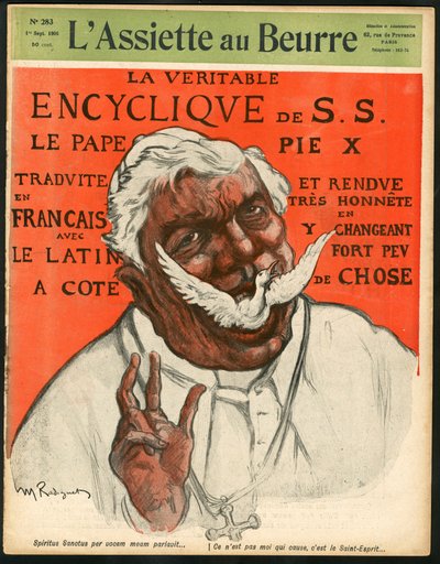 Capa do "The Butter Plate", número 283, Satirical in Colours de Maurice Radiguet