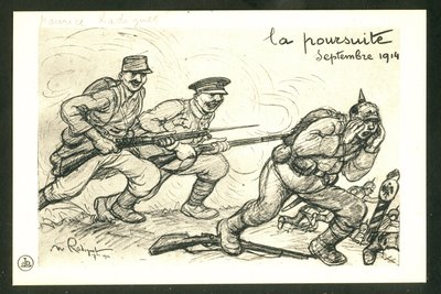 Cartão Postal, Satirical em P&B de Maurice Radiguet