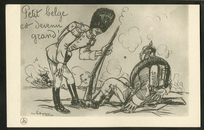 Cartão Postal, Satirical em P&B de Maurice Radiguet