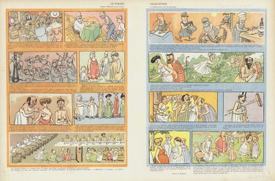 O paraíso coletivista. Ilustração para Le Rire de Maurice Radiguet