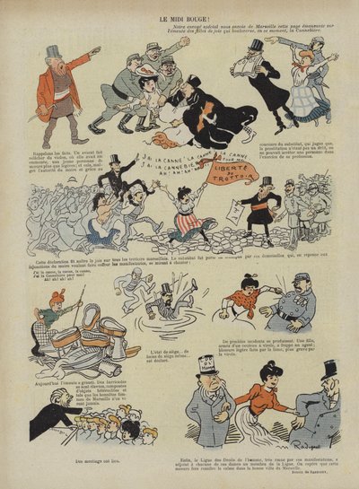 O midi vermelho. Ilustração para o riso de Maurice Radiguet