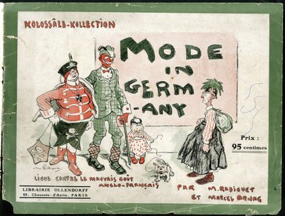 in Mode in Germany, ca. 1915 - Guerra de 14 -18, Alemanha Prússia, Moda, Feitiçaria de Maurice Radiguet