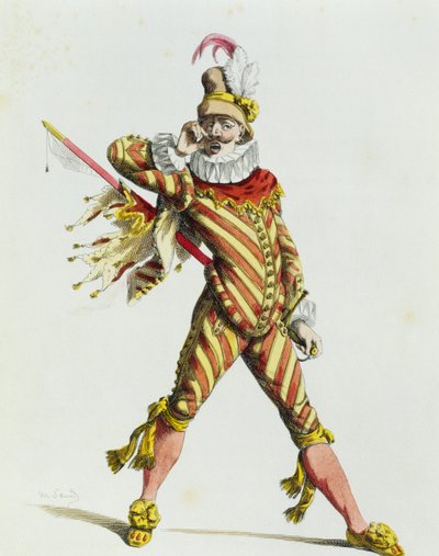 Capitan Spaventa em 1577, por Maurice Sand (1823-1889) de Maurice Sand