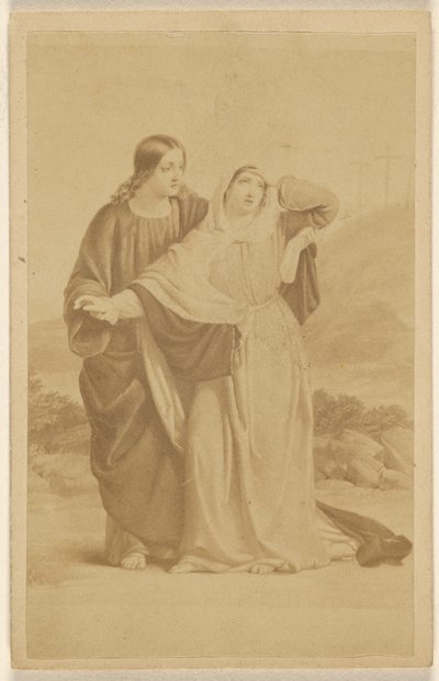 São João conduzindo a Santíssima Virgem para sua casa. [cópia de uma pintura]. de Maurice Stadtfeld