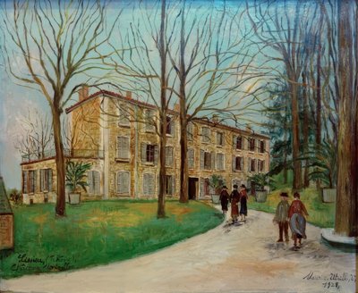 Das Schloss Montvallon in Lissieu (Rhone) von Maurice Utrillo