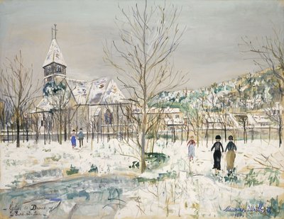 Igreja de Droue, Eure e Loire de Maurice Utrillo