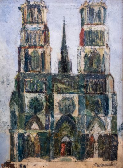 Große Kathedrale oder Kathedrale von Orléans von Maurice Utrillo
