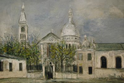 Igreja de St. Pierre de Montmartre de Maurice Utrillo