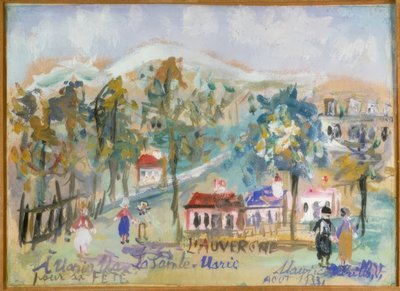 Auvergne, La Sainte-Marie de Maurice Utrillo