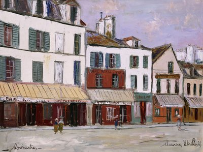 Restaurante da Mère Catherine, Montmartre de Maurice Utrillo