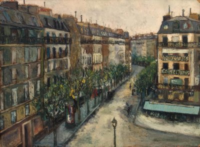 Rua Custine em Montmartre de Maurice Utrillo