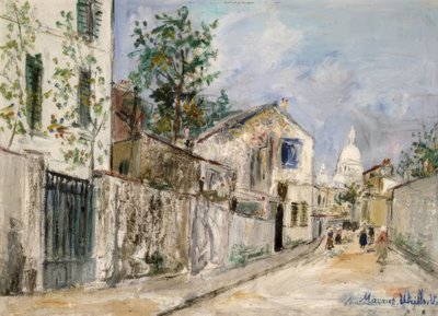 Rua do Abreuvoir de Maurice Utrillo