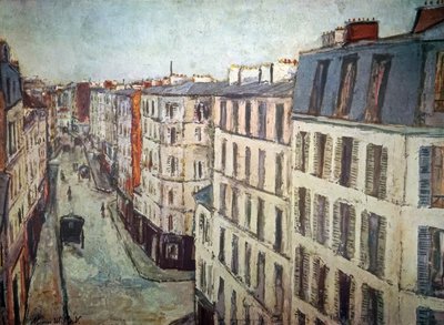 Rua da Jonquière de Maurice Utrillo
