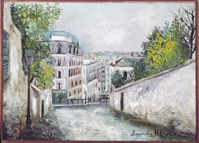 Rua do Monte Cenis, Montmartre de Maurice Utrillo