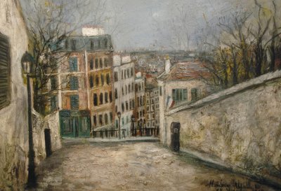 Rua do Monte Cenis (Calle del Monte Cenis) de Maurice Utrillo
