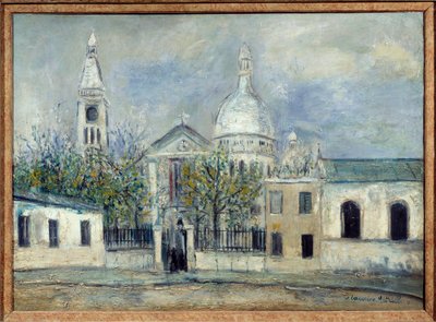 A Igreja de São Pedro em Montmartre de Maurice Utrillo