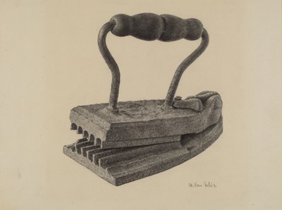 Ferro de passar/ferro de crimpagem de Maurice Van Felix