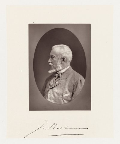 Retrato do Johannes Bosboom de Maurits Verveer (attributed to)