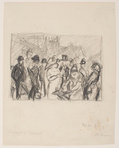 2 [Segundo] Sketch para Tauenzienstrasse de Max Beckmann