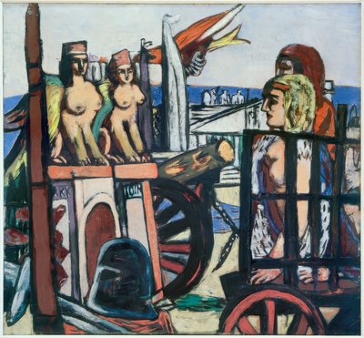 Remoção das esfinge de Max Beckmann