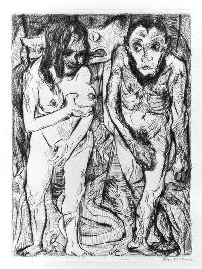 Adão e Eva de Max Beckmann