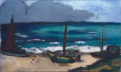 Tempestade que se aproxima no mar de Max Beckmann