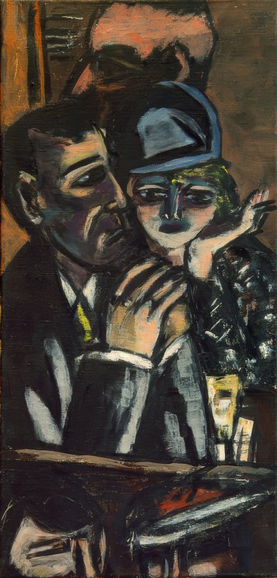 Bar, castanho de Max Beckmann