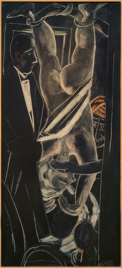 Reunião à noite de Max Beckmann