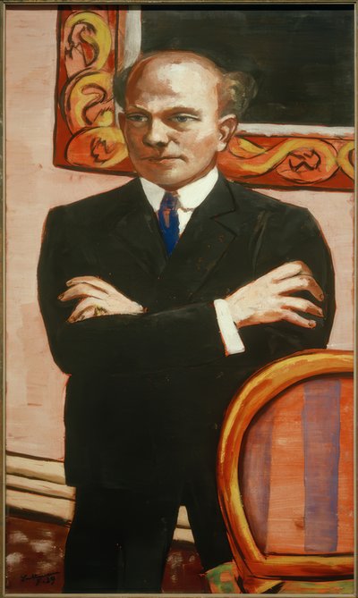 Retrato de Gottlieb Friedrich Reber de Max Beckmann