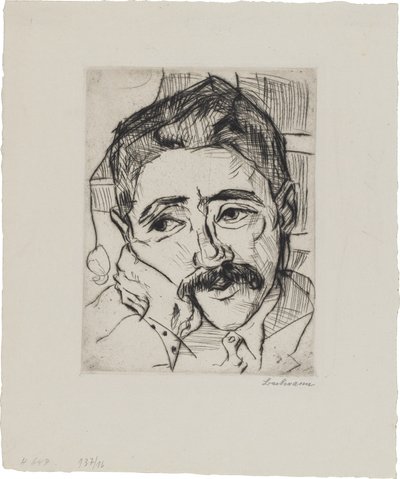 Retrato de Walter Carl (1884-1956) de Max Beckmann