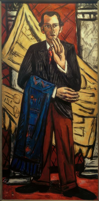 Retrato de um Revendedor de Tapetes de Max Beckmann