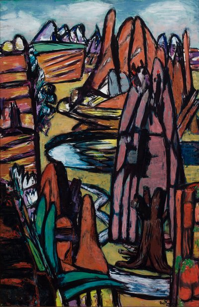 Pedregulho - Paisagem Rochosa de Max Beckmann