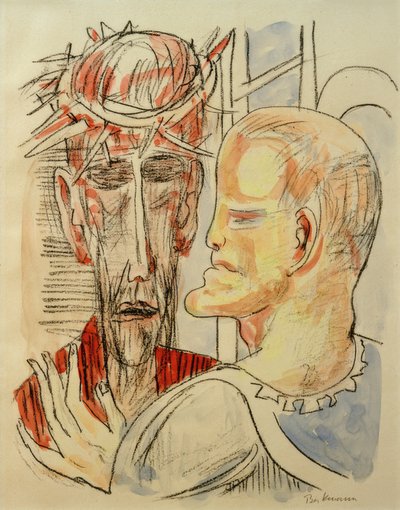 CRISTO E PILATO (Christus und Pilatus) de Max Beckmann