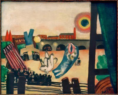 fogos de artifício chineses de Max Beckmann