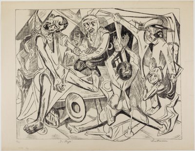 A noite de Max Beckmann